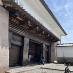 ５金沢城の石川門、櫓門やぐらもん鉄扉