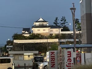 福山城の夜景