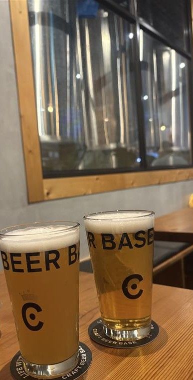 レストランから見える醸造所