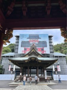 浅間神社　改修中